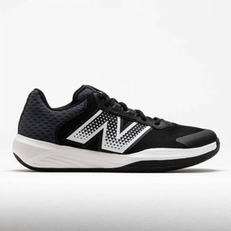 New Balance Mens Hardcourt 696V6 Shoe In Black/white