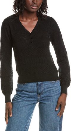 Isla Serena Stitch Polo Neck Sweater