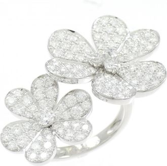 Van Cleef & Arpels White Gold White Gold (18K) Band Ring (Pre-Owned)