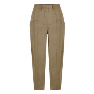 Bomboogie Pantalones Cargo Balloon Fit - Trousers - Mujer - Beige - L