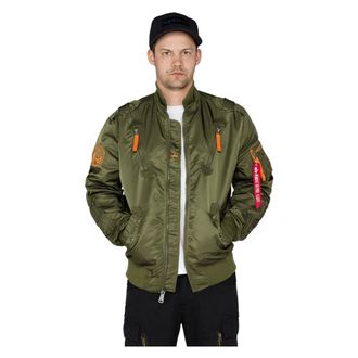 Alpha Industries Jassen, Heren, Groen, M, Nylon, Jas Falcon II
