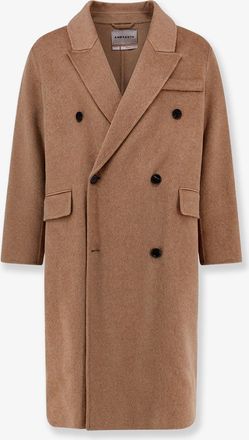 Amaranto Cappotto in misto lana e cashmere - AMARANTO - gender_Man