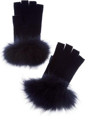 Sofiacashmere Fingerless Cashmere Gloves