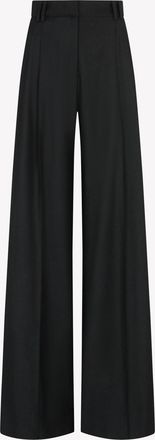 Serena Bute Cashmere Blend Serena Trouser - Dark Green