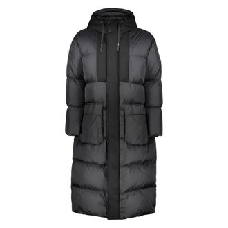 Herno Down Coats, male, Black, Size: L Hooded Down Jacket with Adjustable Hood