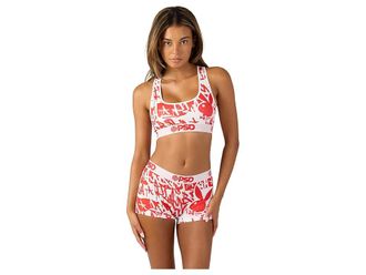 PSD Playboy Red Tags Boyshorts Womens Underwear : LG, Elastane/Polyester