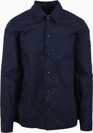 HUGO BOSS Mens Boss Orange BOSS LOCKYO SHIRT DARK BLUE - Navy - Size: 40