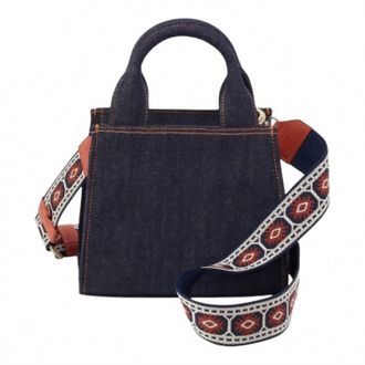 Hobo Womens Cass Small Tote Bag In Dark Denim