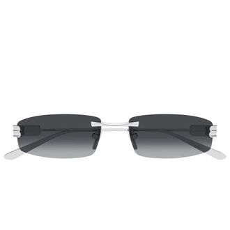 Balenciaga Sunglasses Bb0488 S 006 Silver/Smoke Grey Men