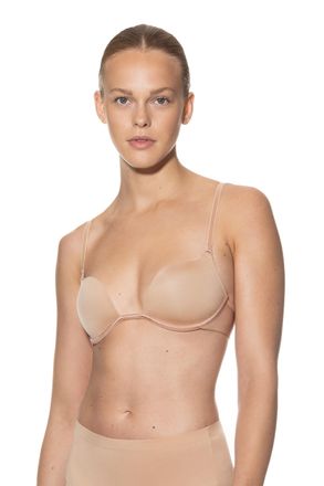 Mey B&uuml;gel-BH MEY Joan, Damen, Gr. 70, Cup C, beige (cream tan), Single Jersey, Obermaterial: 87% Polyamid, 13% Elasthan, BHs B&uuml;gel-BH, Deep Plunge