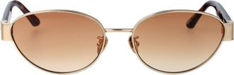 Linda Farrow Oval Sunglasses Lfl1656 C2 Sun 02
