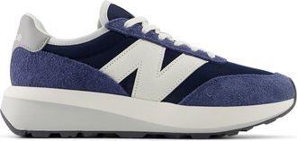 New Balance Mens 370 Trainer Navy With Sea Salt - White Cotton - Size UK 11