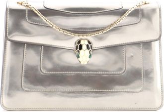 Bulgari Serpenti Forever Shoulder Bag Patent Medium