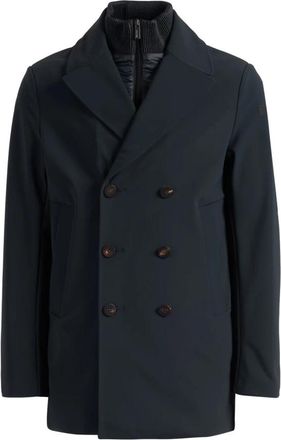 Roberto Ricci Design Caban Jas - Heren - Mantel - Blauw - L - Nylon - Jassen
