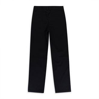 Helmut Lang UTILITY STRAIGHT LEG TROUSERS WITH LEATHER DETAILS