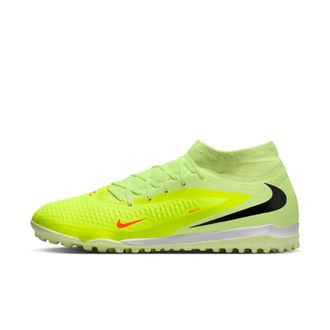 Nike Mens Phantom 6 High Academy Turf Soccer Shoes in Orange | HQ2277-800