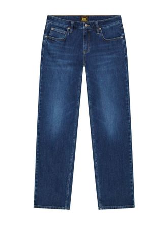 Lee Straight-Jeans LEE Lee Jeans Zoe, Damen, Gr. 26, L&auml;nge 33, blau, Obermaterial: 81% Baumwolle CO. 17% Polyester PES. 2% Elasthan EL., Jeans Straight-Je