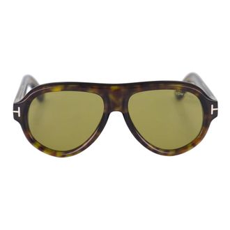 Tom Ford Sunglasses, unisex, Brown, Size: 59 MM Icon Pilot Sunglasses