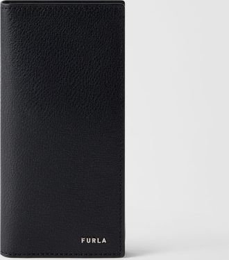 Furla Man Project Portafoglio Continental Nero Nero Pelle Di Vitello Testurizzata Milos Uomo