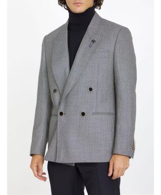 Lardini Dubbelbreasted Wol Jacket