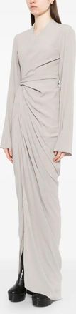 Rick Owens Wrap Gown Dress