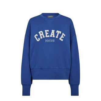 Mos Mosh MMCelli O-Ls Sweatshirt - female - MOS MOSH - Sweatshirts - Blue - XS - Sweatshirts & Hoodies