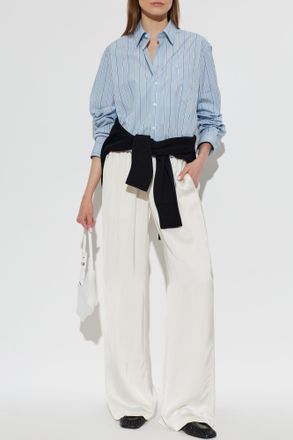 Casablanca Wide-leg Trousers, Womens, Cream