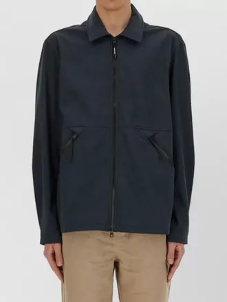 Woolrich logo jacket long sleeves collared pockets