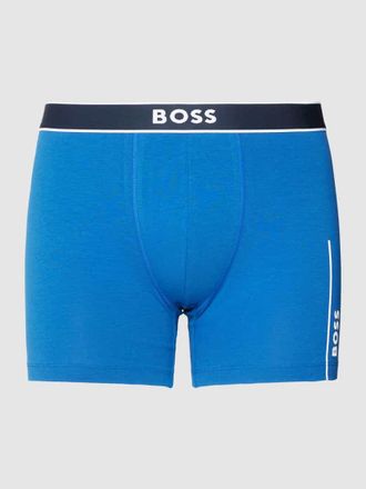 HUGO BOSS Trunks mit Label-Detail in Blau, Größe M