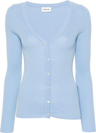 Parosh geribbeld gebreid vest