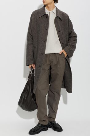Eleventy Cashmere Coat, Mens, Grey