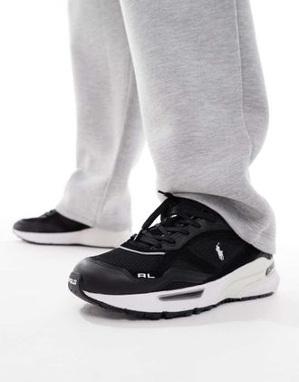 Polo Ralph Lauren Trackstr 275 - Sneakers nere e bianche-Nero