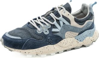 Flower Mountain Yamano 3 Blacklightbluwhit Schoenen - Heren - Sneakers - Blauw - 42 EU - Schoenen
