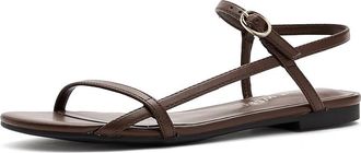 Nine West Masow Womens Dress Sandals Medium Brown : 7.5 M, Faux Leather
