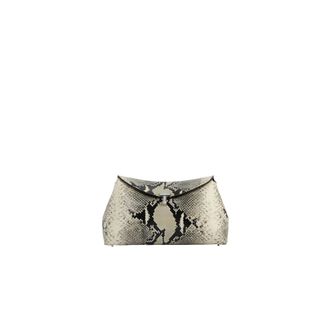 Toteme Bolso de mano T-lock con relieve de pit&oacute;n - Bags - Mujer - Beige - ONE SIZE