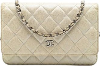 Chanel Pre-owned Wallet on Chain - - Pre-owned - Donna - Beige - ONE SIZE