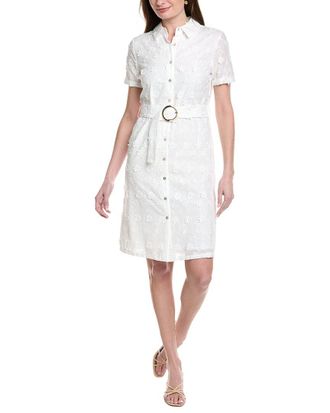 Nanette Lepore Short Sleeve Maxi Shirtdress