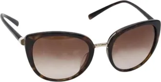 Bulgari Pre-owned Accessories, female, Brown, Size: ONE SIZE Pre-owned Plastic Sunglasses