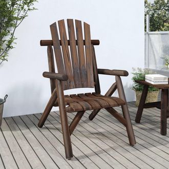 vidaXL Vidaxl - Silla De Jard&iacute;n Madera Maciza De Abeto 68x86x103