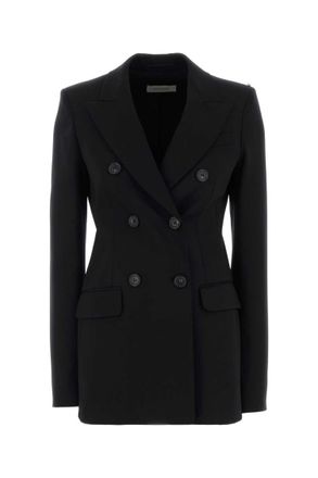 Sportmax Black Notched Lapel Blazer