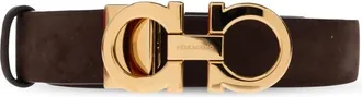 Ferragamo Cintura Gancini - - Accessories - Donna - Marrone - 95 CM