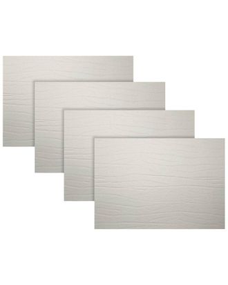 Fortessa Set Of 4 Strata Rectangle Leather Placemats