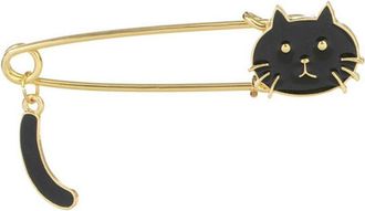 Generic Cat Brooch Animal Pendant Pin Broach Ladies Badges for Wedding Dress Jewelry Women Small Gift 7.1 * 1.8Cm Dependable Per Multicoloured