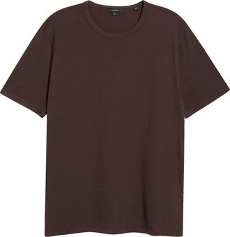 Vince Solid T-Shirt in Washed Chocolate Plum at Nordstrom, Size Xx-Large