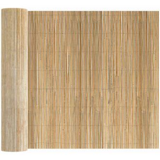 vidaXL Cerca De Bamb&uacute; Marr&oacute;n 400 X 150 Cm Bamb&uacute; Vidaxl