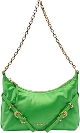 Givenchy Pre-owned Shoulder Bags, female, Green, Size: ONE SIZE Pre-owned The Voyou Party Crossbody Bag