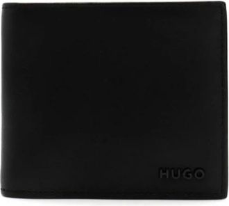 HUGO BOSS Rafferty 8 Card Holder - Heren - Portefeuilles - Zwart - ONE Size - Leer - Accessoires