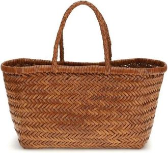 Dragon Diffusion Buffalo Leather Handbag met Top Handvat - Dames - Shoppers - Bruin - ONE Size - Leer - Tassen