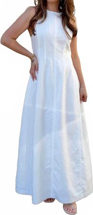Nude Lucy Nix Midi Dress In White