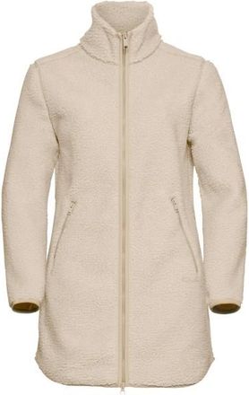 Jack Wolfskin High Curl Coat Fleecejacke f&uuml;r Damen | beige